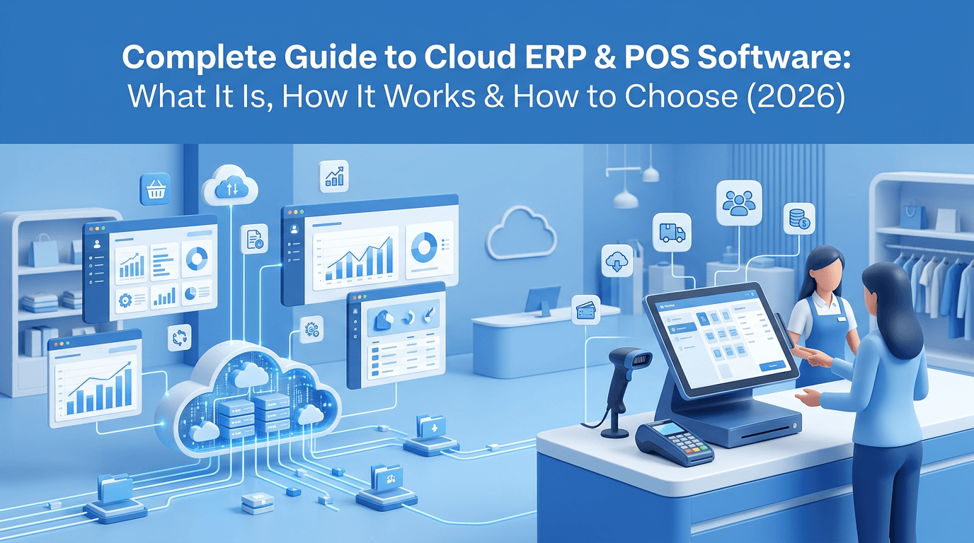 Complete Guide to Cloud ERP & POS Software: What It Is, How It Works & How to Choose (2026)