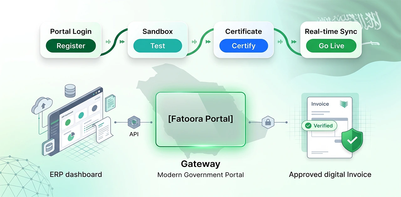 How to Integrate Your ERP with the ZATCA Fatoora Portal (Step-by-Step)