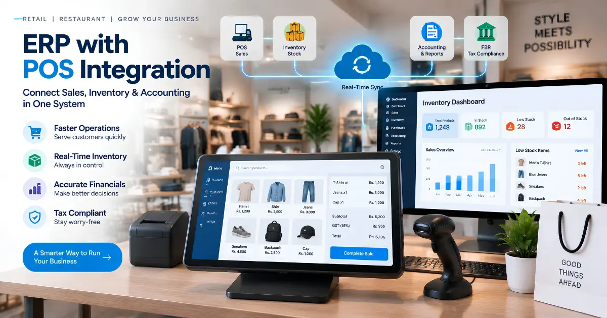ERP with POS Integration: Complete Guide for Retailers & Restaurants (2026)